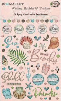 49 and Market-Vintage Artistry Beached 68p Epoxy Sticker